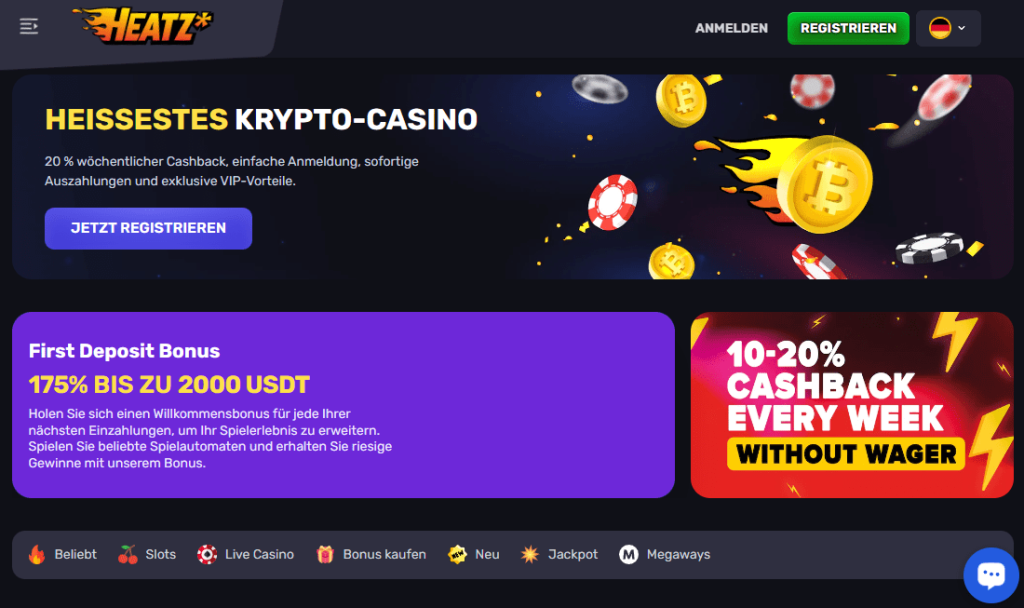 Heatz Casino Bitcoin Casino