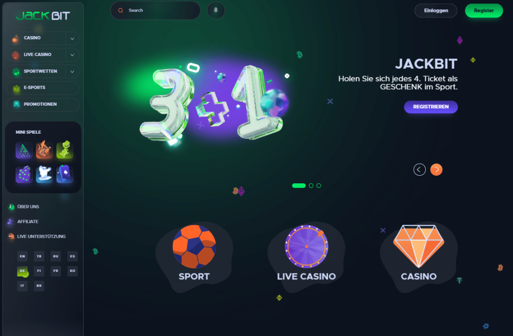Jackbit Bitcoin Casino