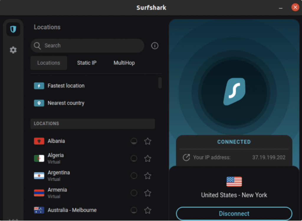 SurfShark- Betrouwbare VPN voor online gamen