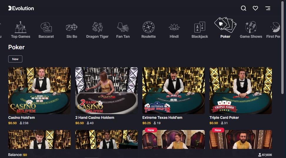 de beste Bitcoin poker sites - Evolution poker lobby