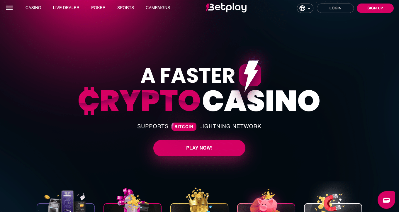 Betplay Casino Hjemmeside