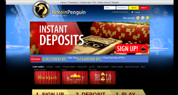 Bitcoin Penguin Casino Bonus and Promotion