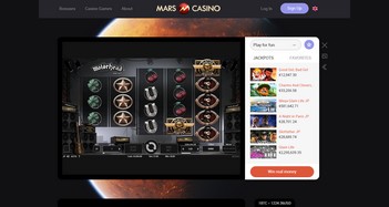 mars casino screenshot