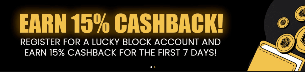 Lucky Block 15 Cashback at the Best Bitcoin Roulette Casino