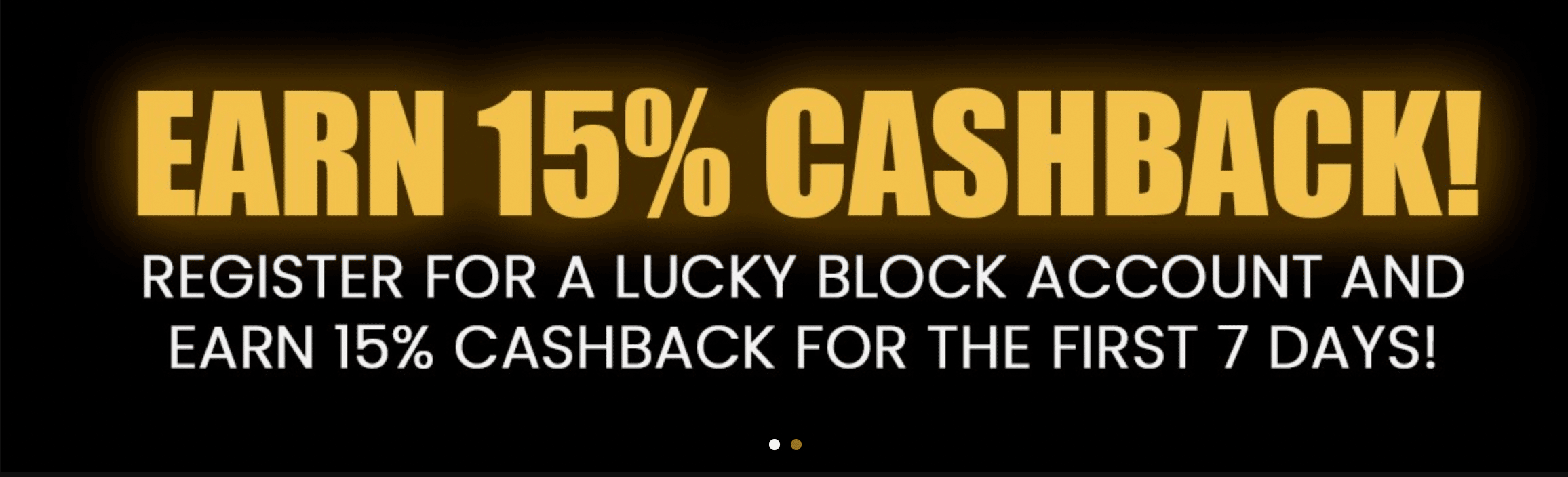 Lucky Block cashback