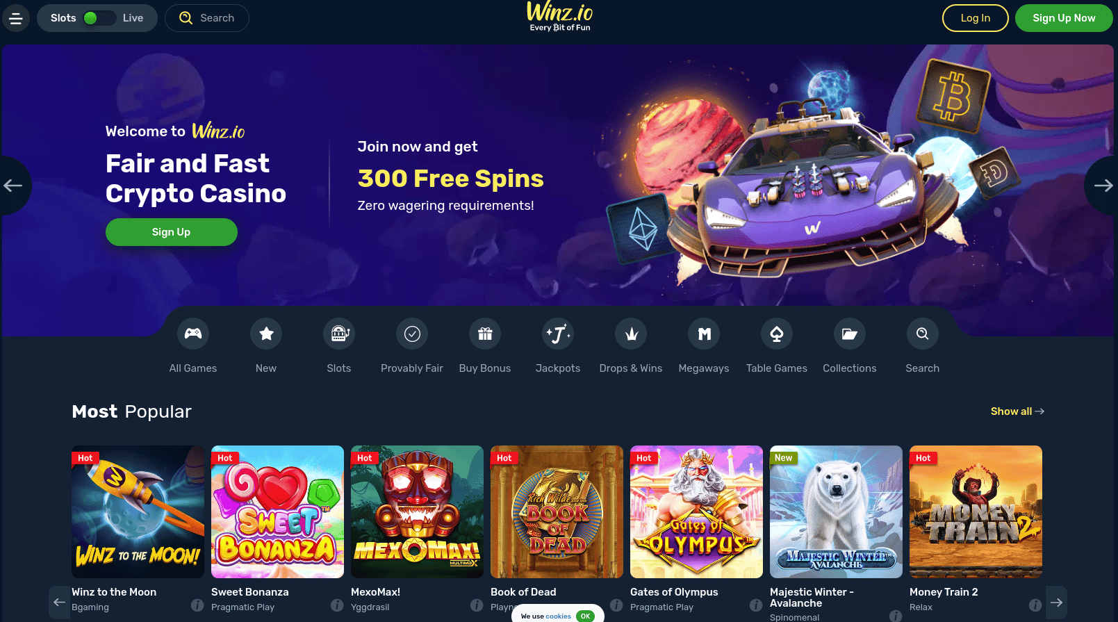 Winz.io casino review
