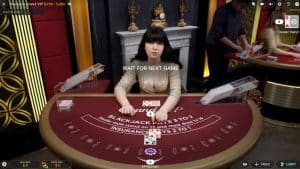 Live blackjack Lucky Block