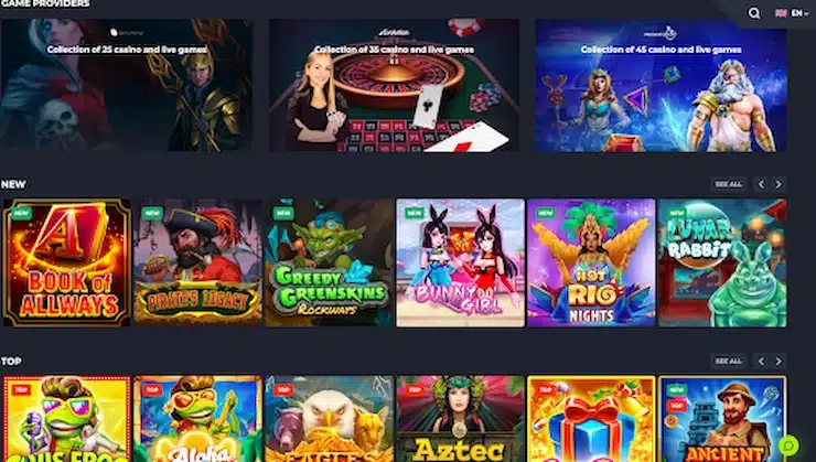 BitSlot Casino Website