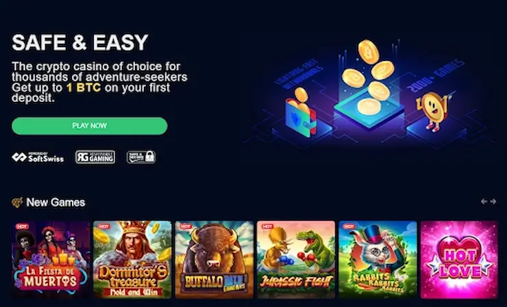 mBit Casino Website