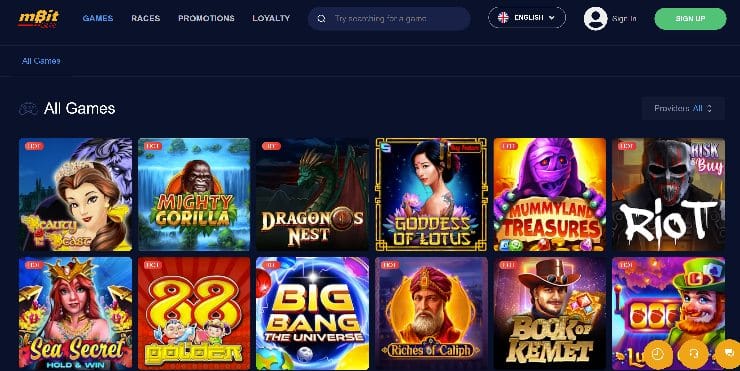 Bitcoin Casinos in India mBit