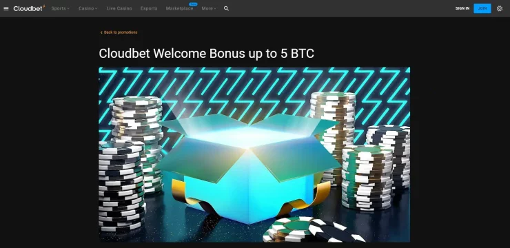 Cloudbet Welcome Bonus