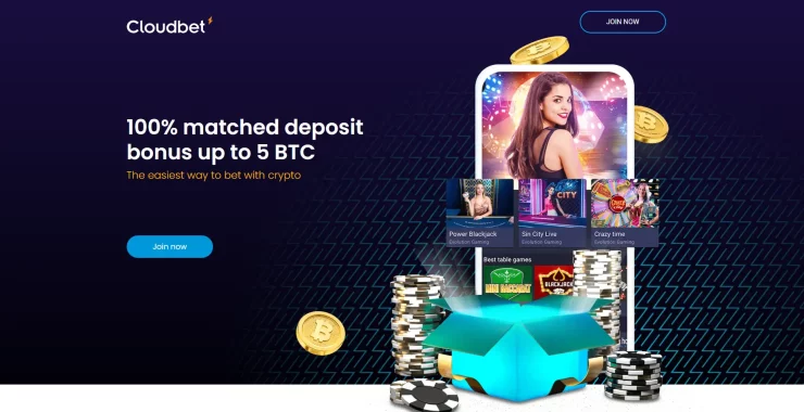 Cloudbet open page 1