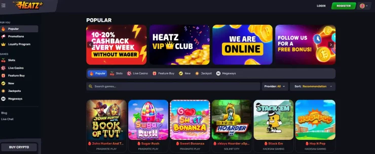 Hetz-tether-casino-homepage 