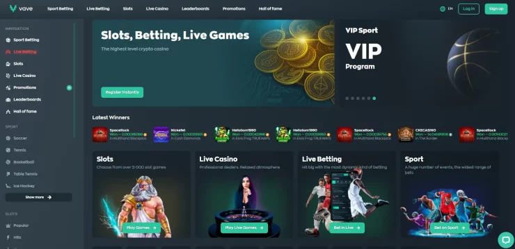 Vave-tether-casino