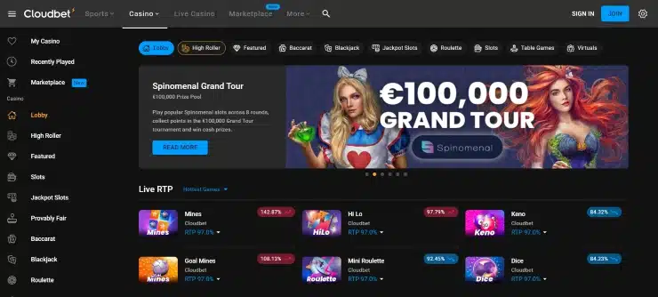 cLOUDBET best dogecoin us gambling sites