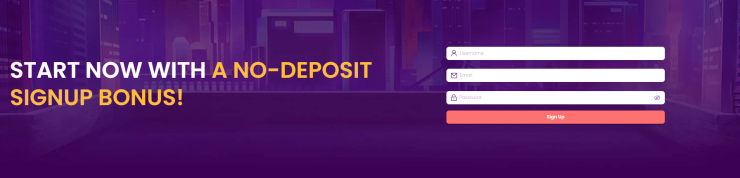 no deposit start bonus