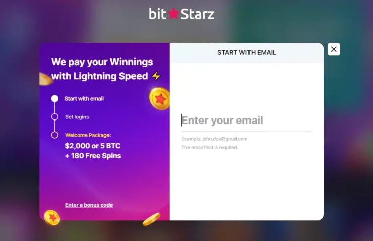 sign up