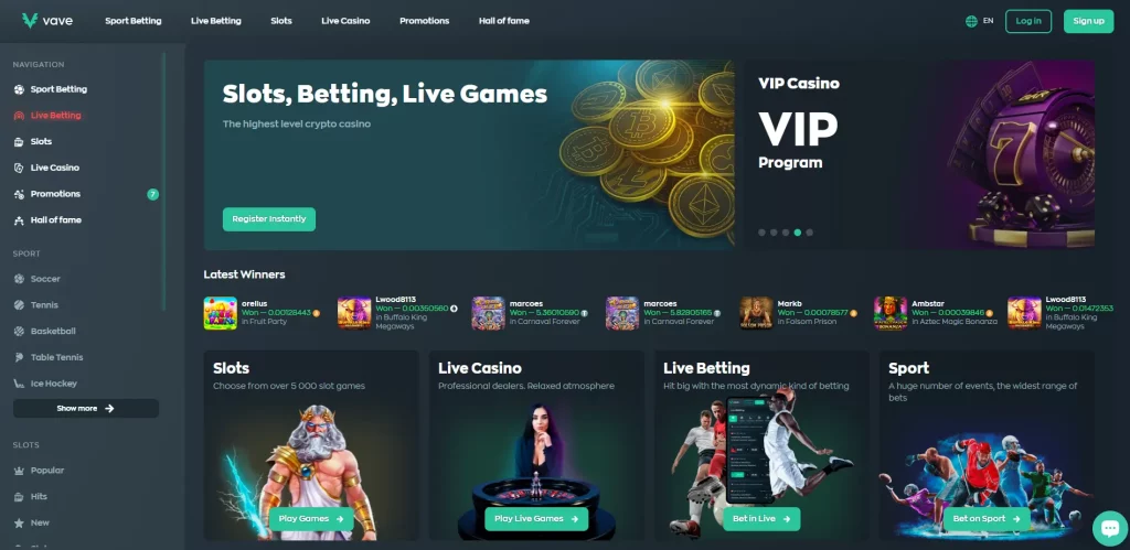vave-instant-withdrawal-casino
