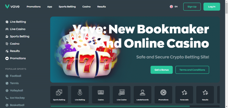 Vave Casino Sites