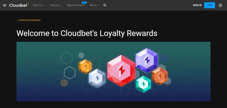 Cloudbet VIP and Loyalty Rewards