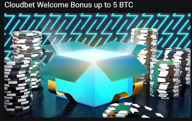 welcome bonus at Cloudbet