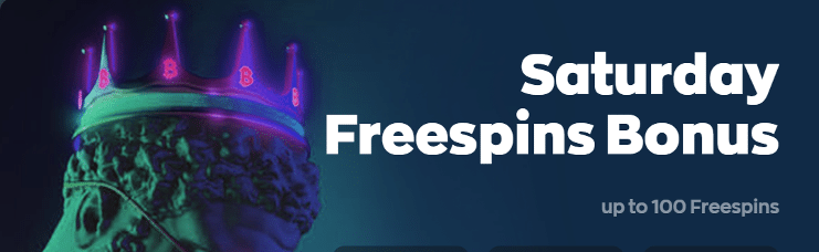 Saturday freespins bonus on Vave