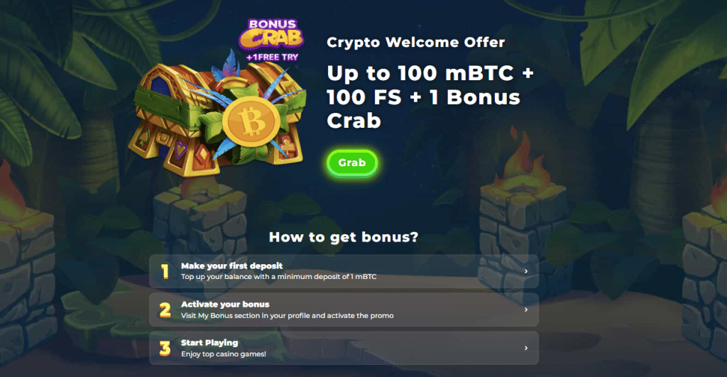 Crypto Welcome Bonus