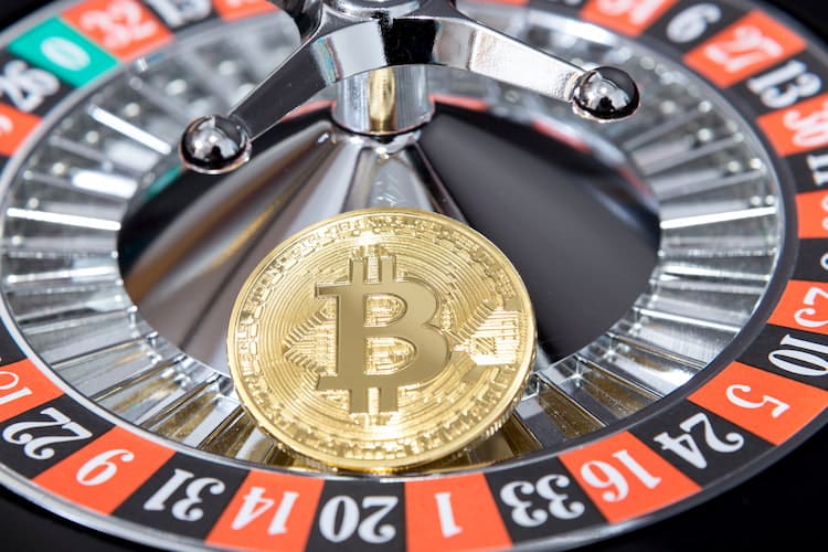 bitcoin on roulette table