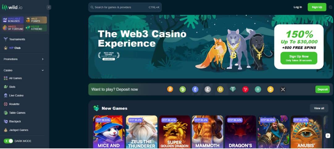 wild-io-quickspin-casino-homepage