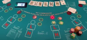 face up pai gow table layout